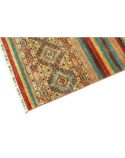 Tappeto Samarkand Pakistan marrone grigio 148x190