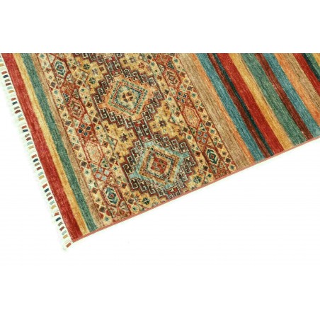 Tappeto Samarkand Pakistan marrone grigio 148x190