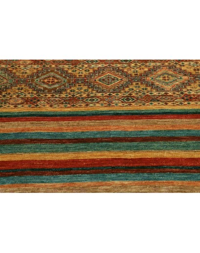 Tappeto Samarkand Pakistan marrone grigio 148x190