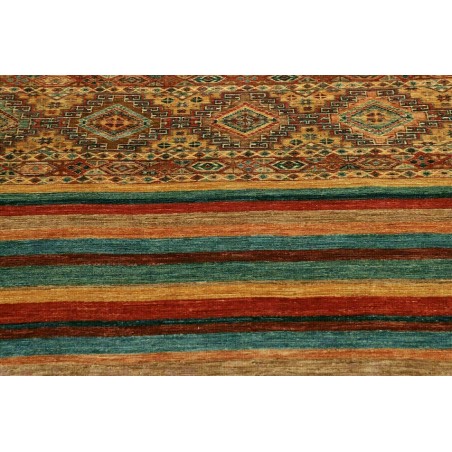 Tappeto Samarkand Pakistan marrone grigio 148x190