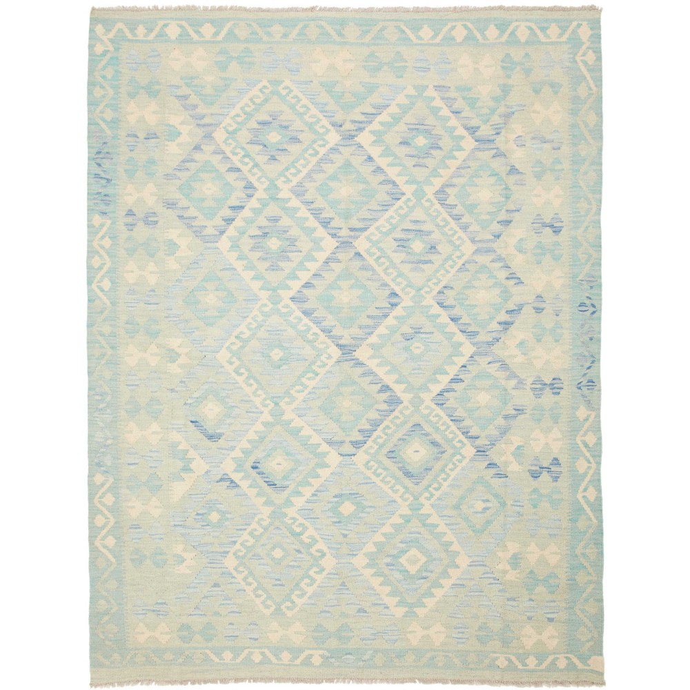 Tappeto Kilim Afghanistan bianco 152x200