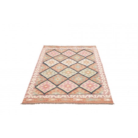 Tappeto Kilim Afghanistan marrone grigio 101x149