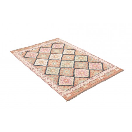 Tappeto Kilim Afghanistan marrone grigio 101x149