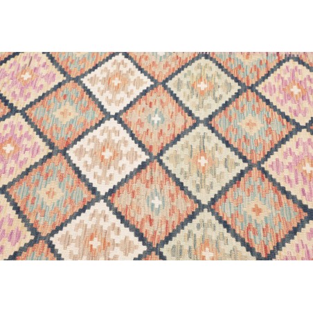 Tappeto Kilim Afghanistan marrone grigio 101x149