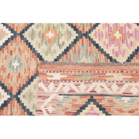 Tappeto Kilim Afghanistan marrone grigio 101x149