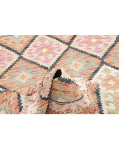 Tappeto Kilim Afghanistan marrone grigio 101x149