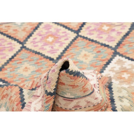 Tappeto Kilim Afghanistan marrone grigio 101x149