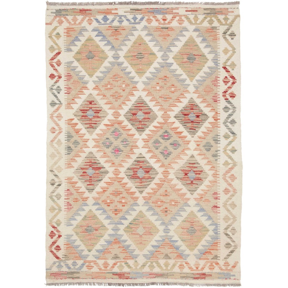 Tappeto Kilim Afghanistan beige marrone 105x151