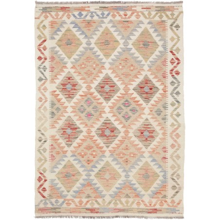 Tappeto Kilim Afghanistan beige marrone 105x151
