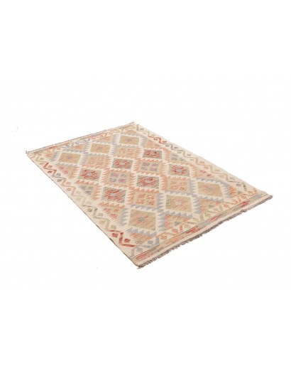 Tappeto Kilim Afghanistan beige marrone 105x151