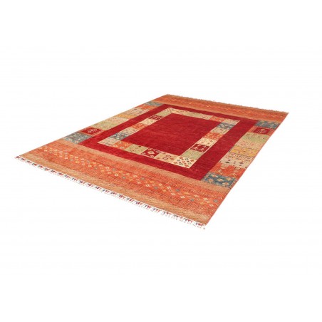 Tappeto Siva Pakistan marrone arancione 210x280