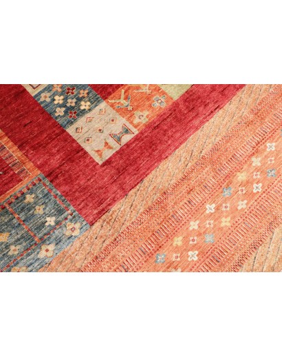 Tappeto Siva Pakistan marrone arancione 210x280