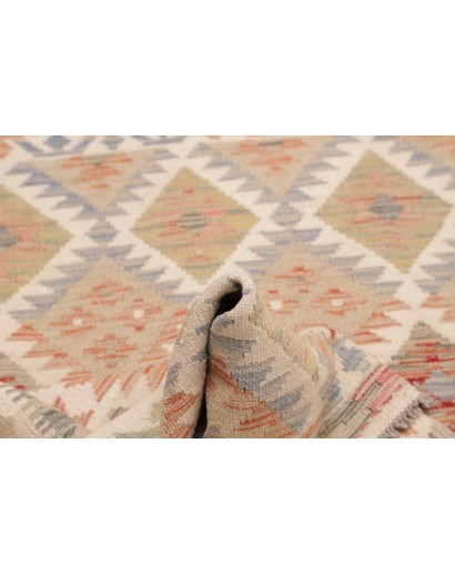 Tappeto Kilim Afghanistan beige marrone 105x151