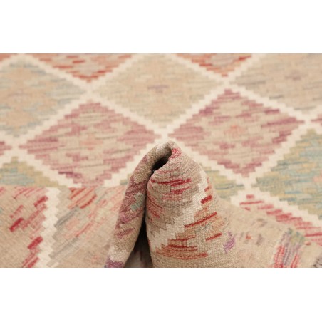 Tappeto Kilim Afghanistan marrone bianco 103x149