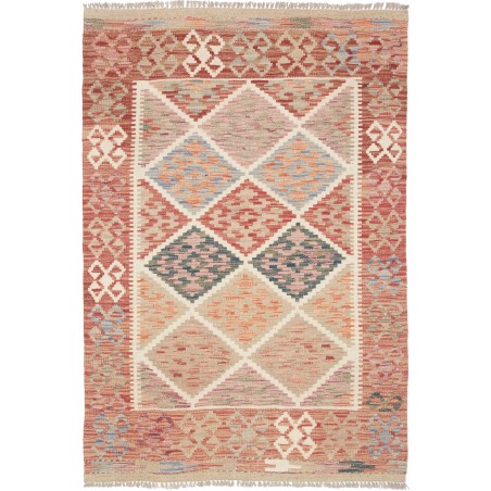 Tappeto Kilim Afghanistan marrone 102x148