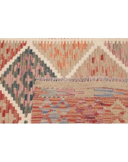 Tappeto Kilim Afghanistan marrone 102x148