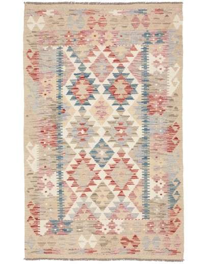 Tappeto Kilim Afghanistan marrone 97x155