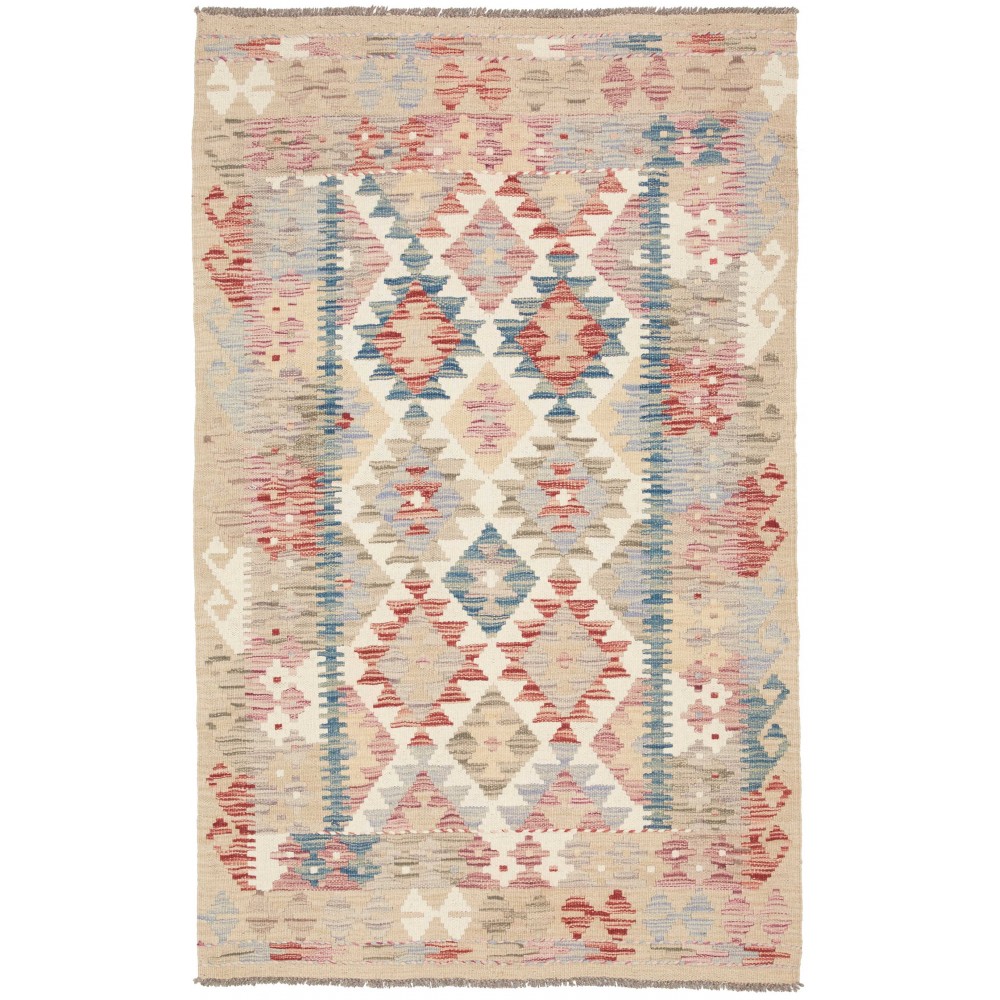 Tappeto Kilim Afghanistan marrone 97x155