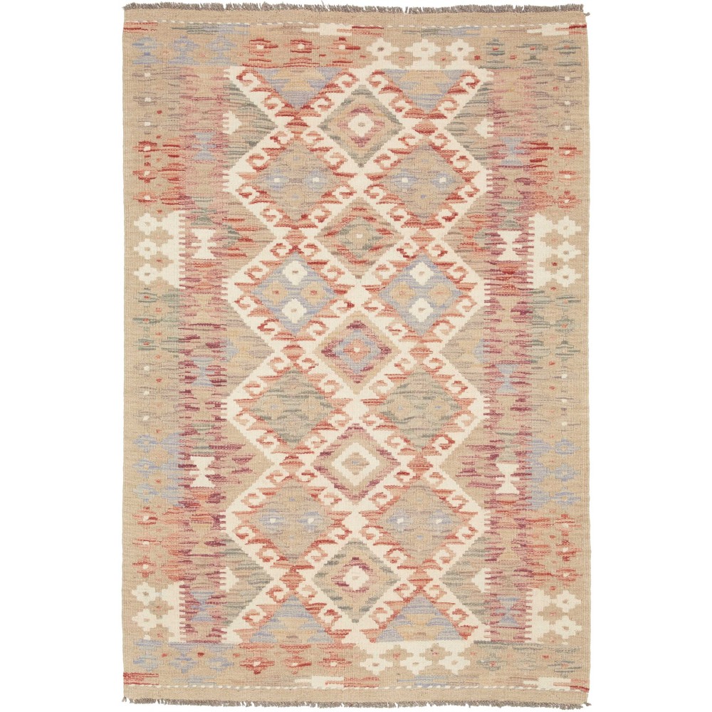 Tappeto Kilim Afghanistan marrone 102x151