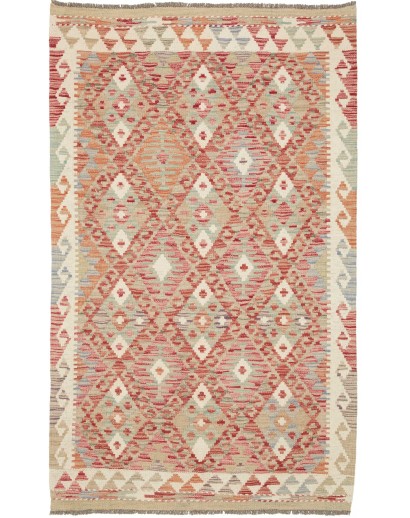 Tappeto Kilim Afghanistan marrone 100x167