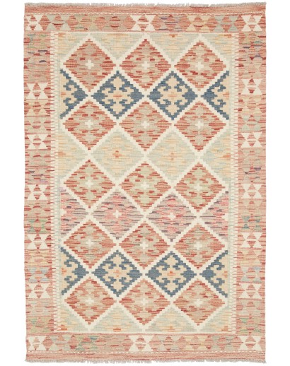 Tappeto Kilim Afghanistan beige marrone 103x152