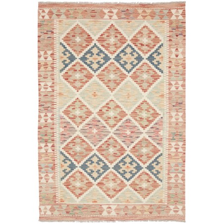 Tappeto Kilim Afghanistan beige marrone 103x152