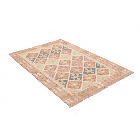 Tappeto Kilim Afghanistan beige marrone 103x152