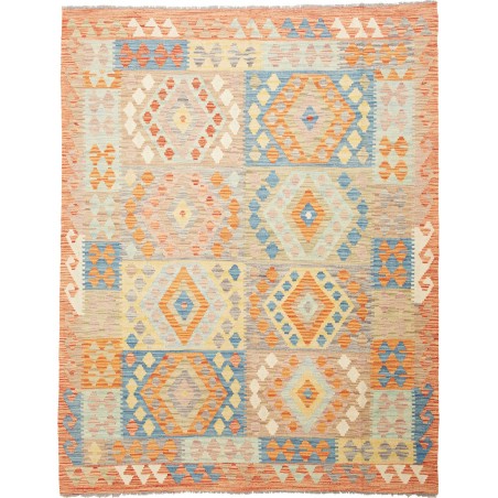 Tappeto Kilim Afghanistan marrone arancione 153x195