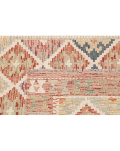 Tappeto Kilim Afghanistan beige marrone 103x152