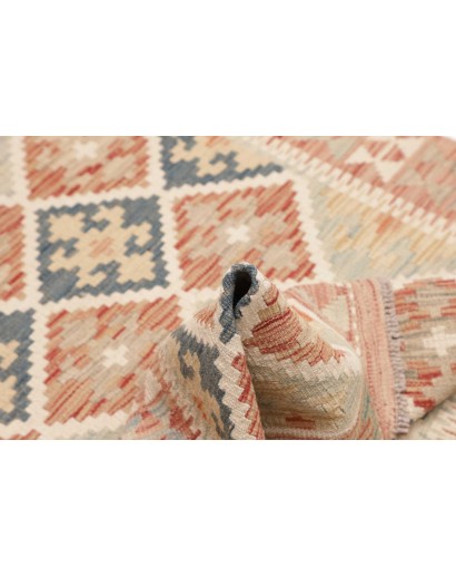 Tappeto Kilim Afghanistan beige marrone 103x152