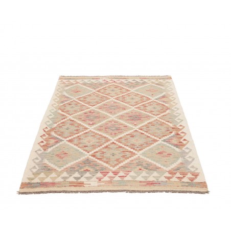 Tappeto Kilim Afghanistan beige rosso 103x152