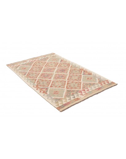 Tappeto Kilim Afghanistan beige rosso 103x152