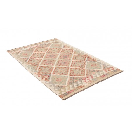 Tappeto Kilim Afghanistan beige rosso 103x152