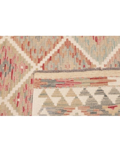 Tappeto Kilim Afghanistan beige rosso 103x152