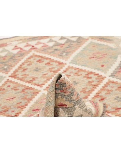 Tappeto Kilim Afghanistan beige rosso 103x152