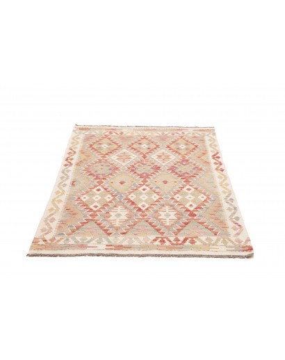 Tappeto Kilim Afghanistan beige rosso 102x145