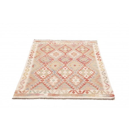 Tappeto Kilim Afghanistan beige rosso 102x145