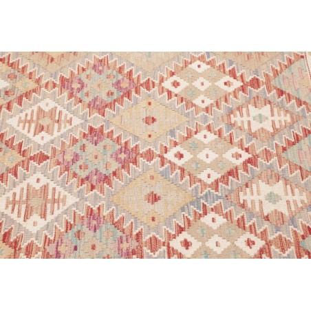 Tappeto Kilim Afghanistan beige rosso 102x145