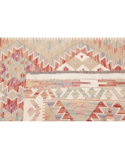 Tappeto Kilim Afghanistan beige rosso 102x145