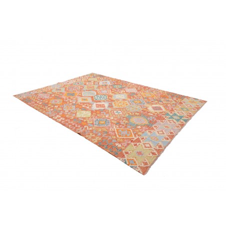 Tappeto Kilim Afghanistan marrone bianco 213x291