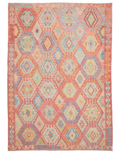 Tappeto Kilim Afghanistan marrone 209x295