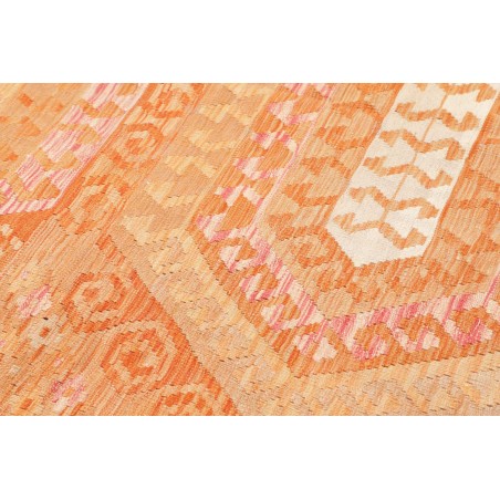 Tappeto Kilim Afghanistan arancione beige 206x299