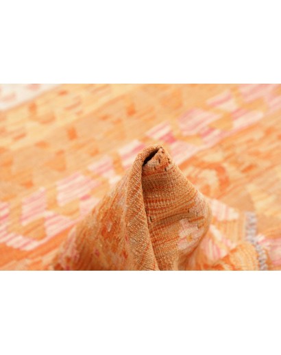 Tappeto Kilim Afghanistan arancione beige 206x299
