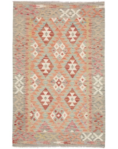 Tappeto Kilim Afghanistan marrone 98x153