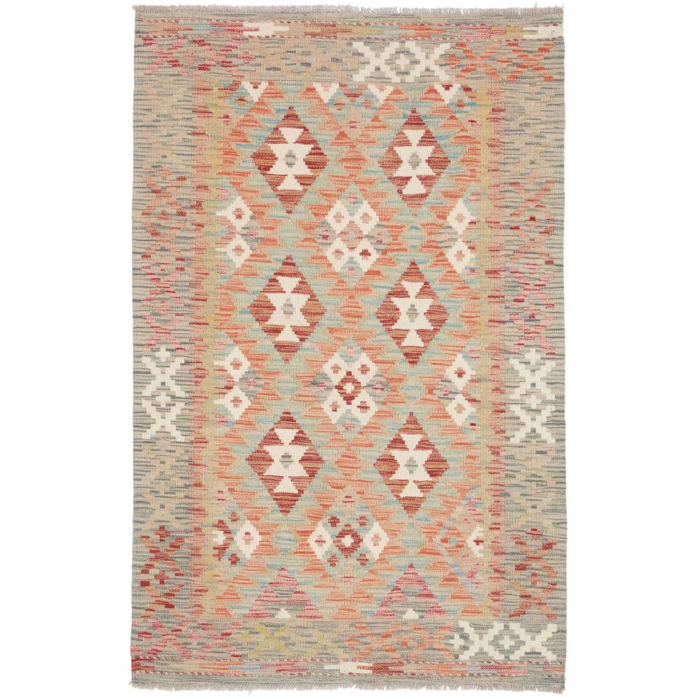 Tappeto Kilim Afghanistan marrone 98x153