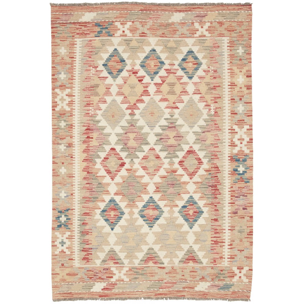Tappeto Kilim Afghanistan marrone 99x146