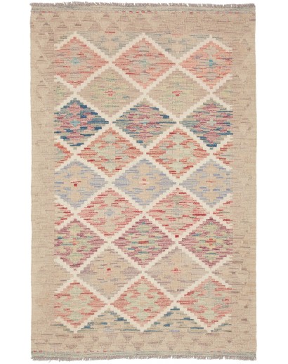 Tappeto Kilim Afghanistan marrone 97x154