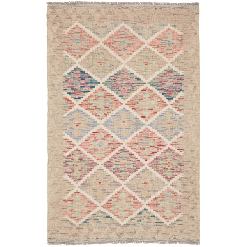 Tappeto Kilim Afghanistan marrone 97x154