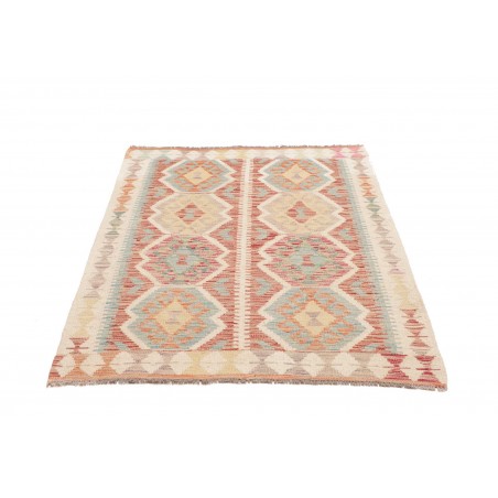 Tappeto Kilim Afghanistan beige marrone 100x141