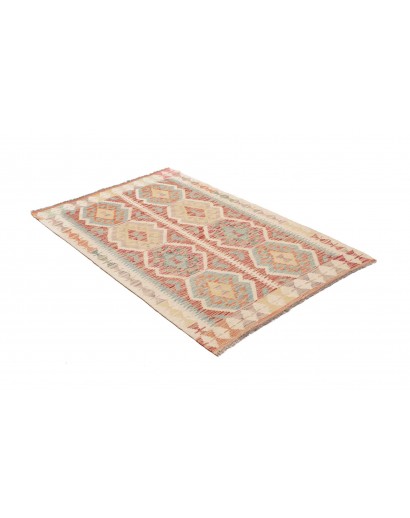 Tappeto Kilim Afghanistan beige marrone 100x141